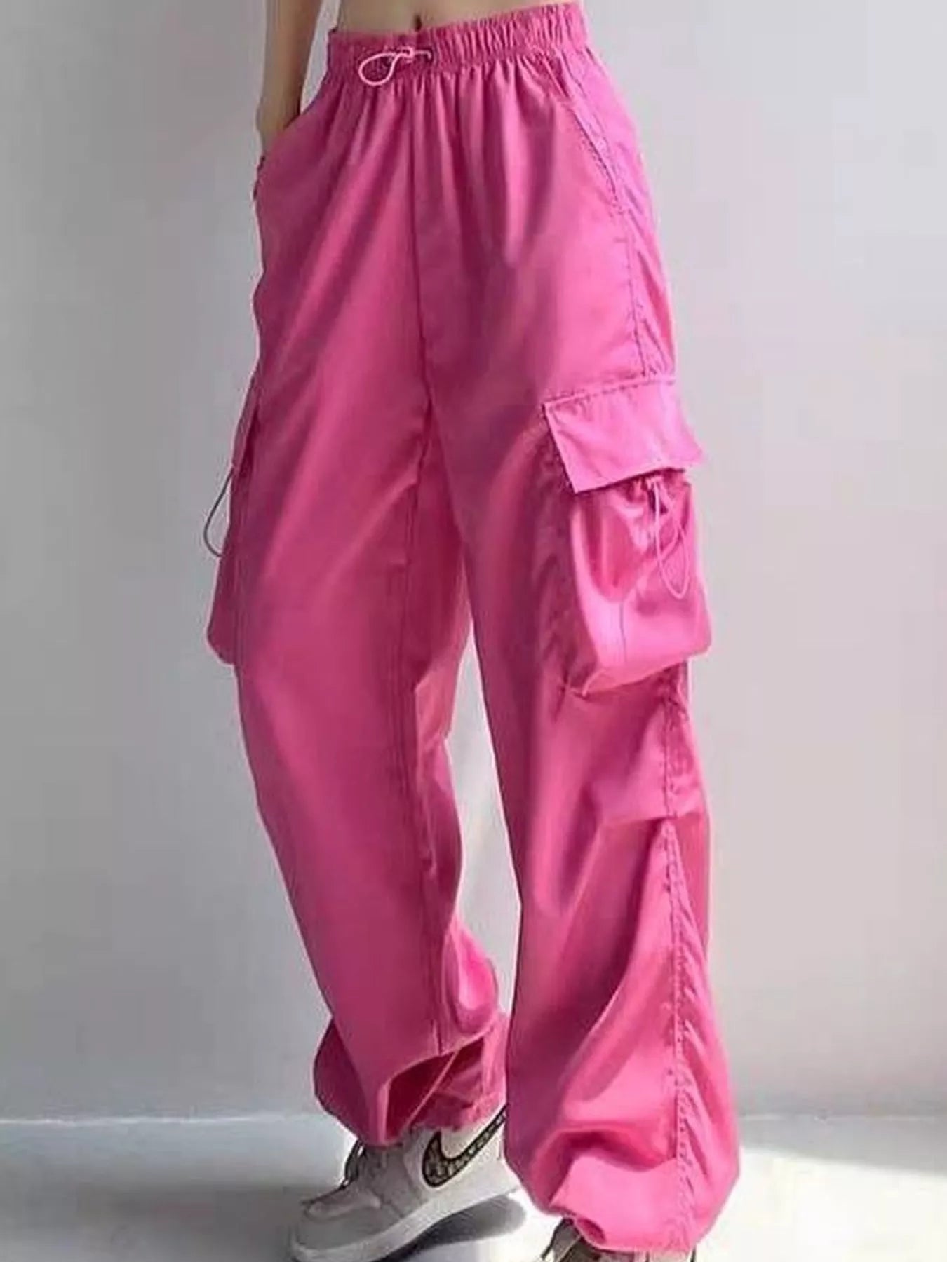 Plus Size Drawstring Cargo Pants – Plus Up Closet
